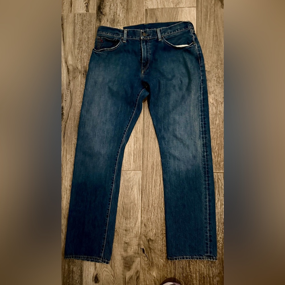Classic Polo Ralph Lauren Blue Denim Men's Jeans 33X32 (30”) Actual